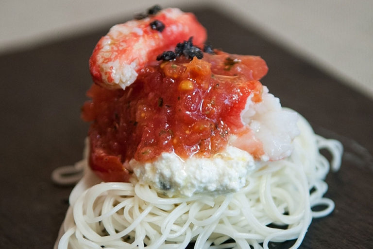 「La Ricetta」～カニとトマトのパンツァネッラ オレガノ風味～